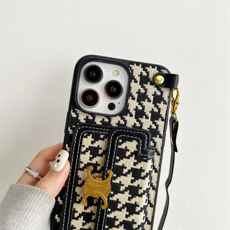 Luxurious Elegant Card Holder Crossbody Case