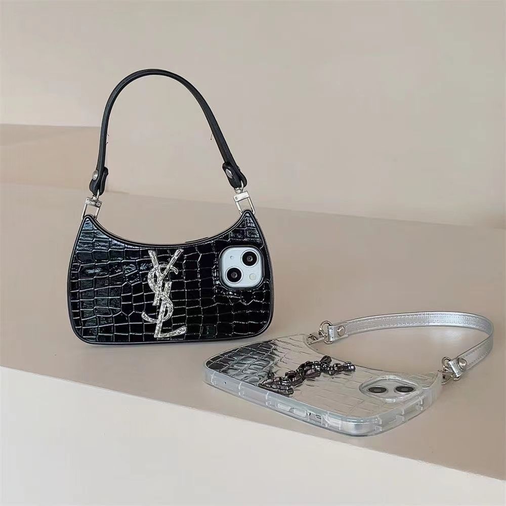 Crocodile Pattern Handbag Leather Case