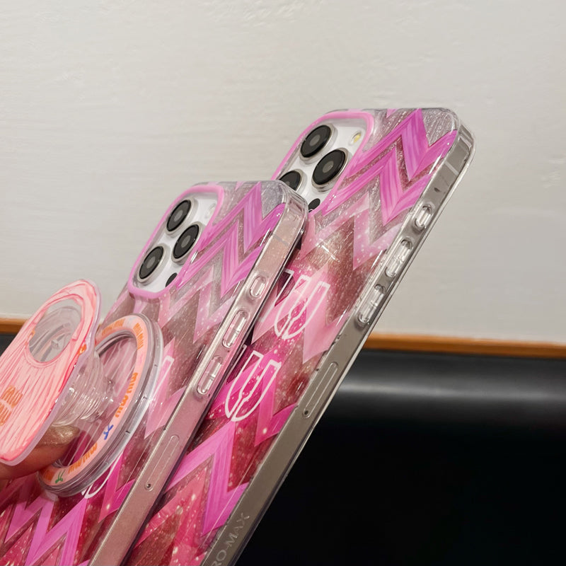 Luxury Glitter Bag Magnetic Holder Case