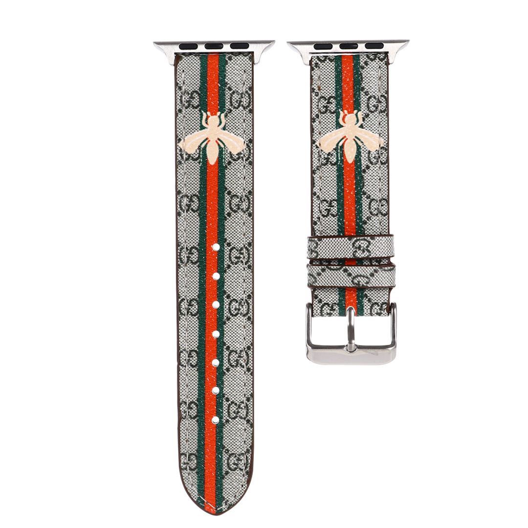 Retro Bee Pattern Apple Watch Band