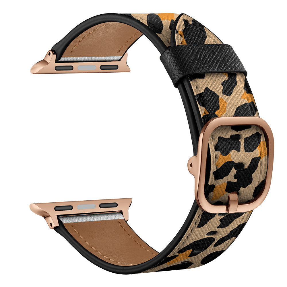Leopard Leather Band