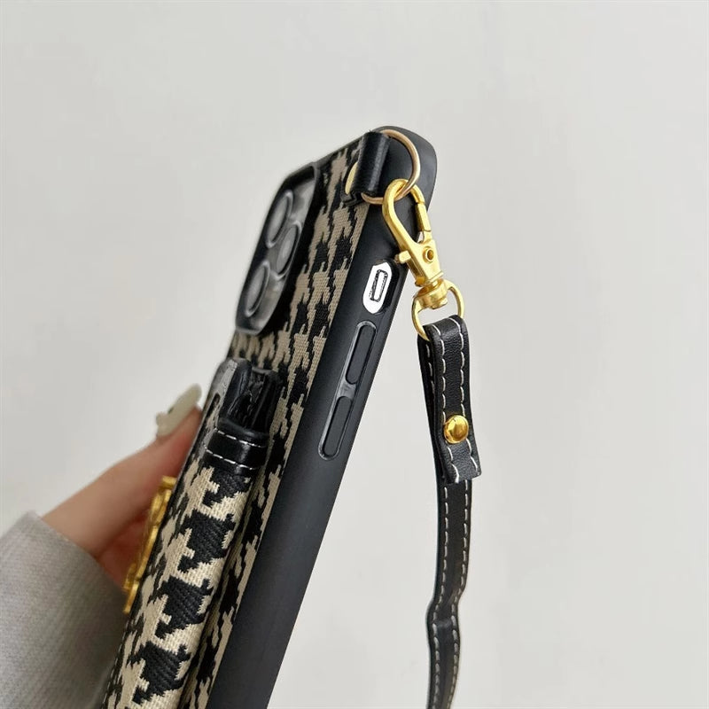 Luxurious Elegant Card Holder Crossbody Case