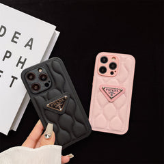Triangle Logo Air Cushion Wave Pattern Case