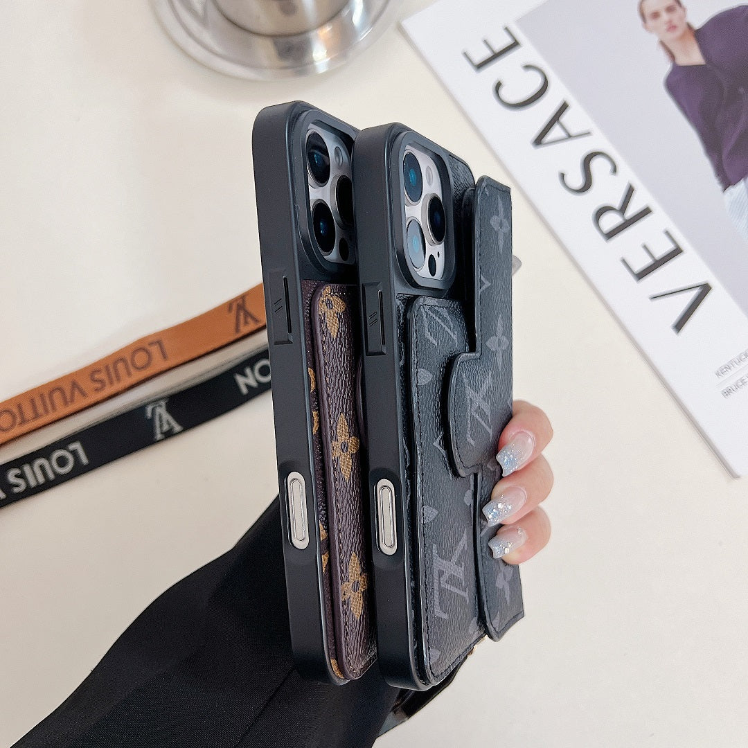 Luxury Stylish Leather Card Holder Crossbody Case