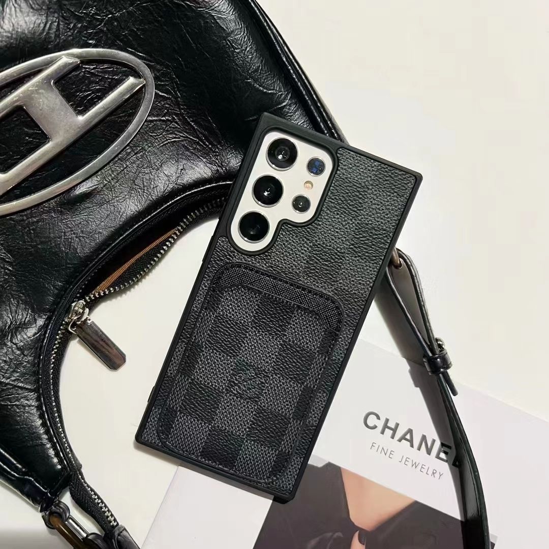 Classic Leather Card Holder Samsung Galaxy Case