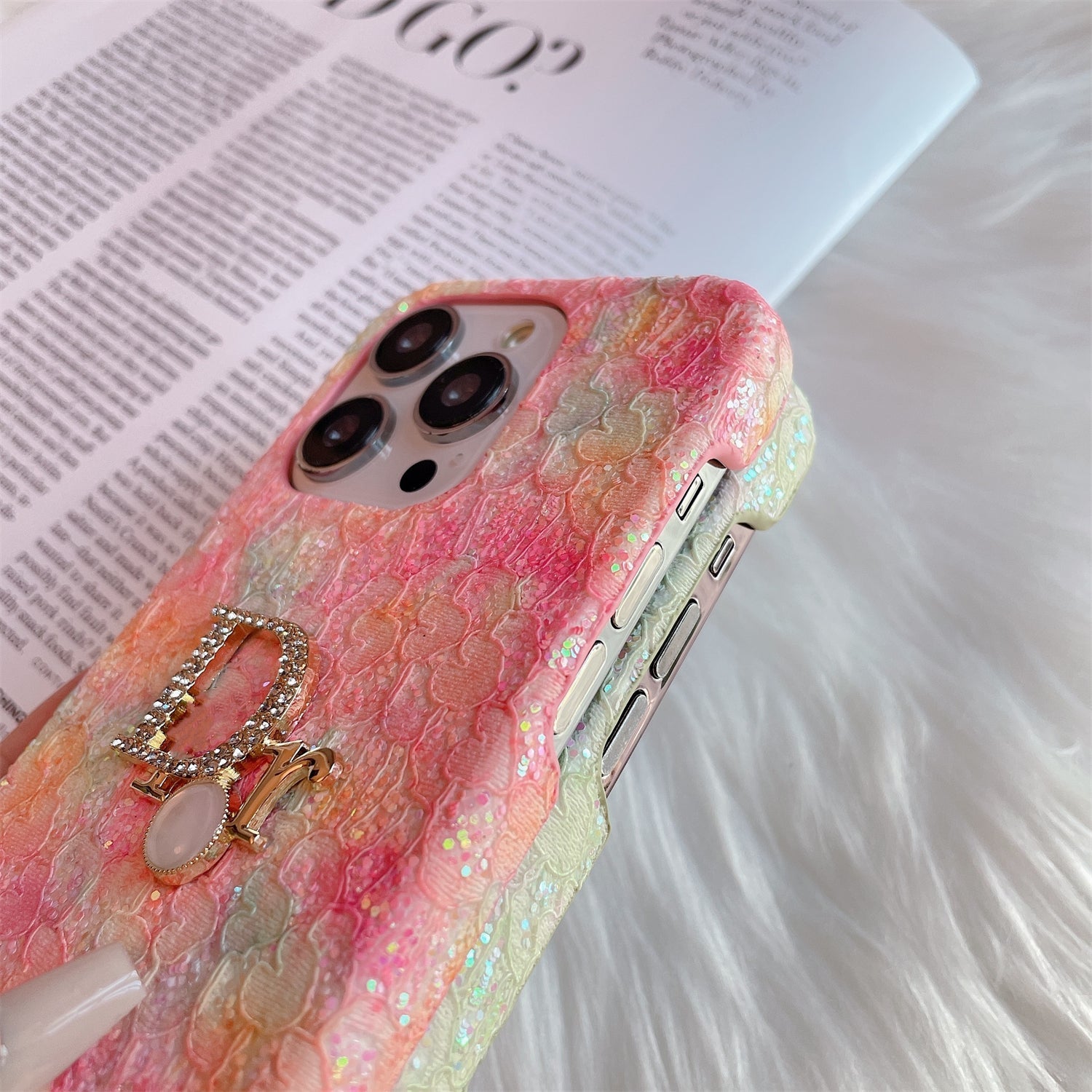 Glitter Diamond Logo Case