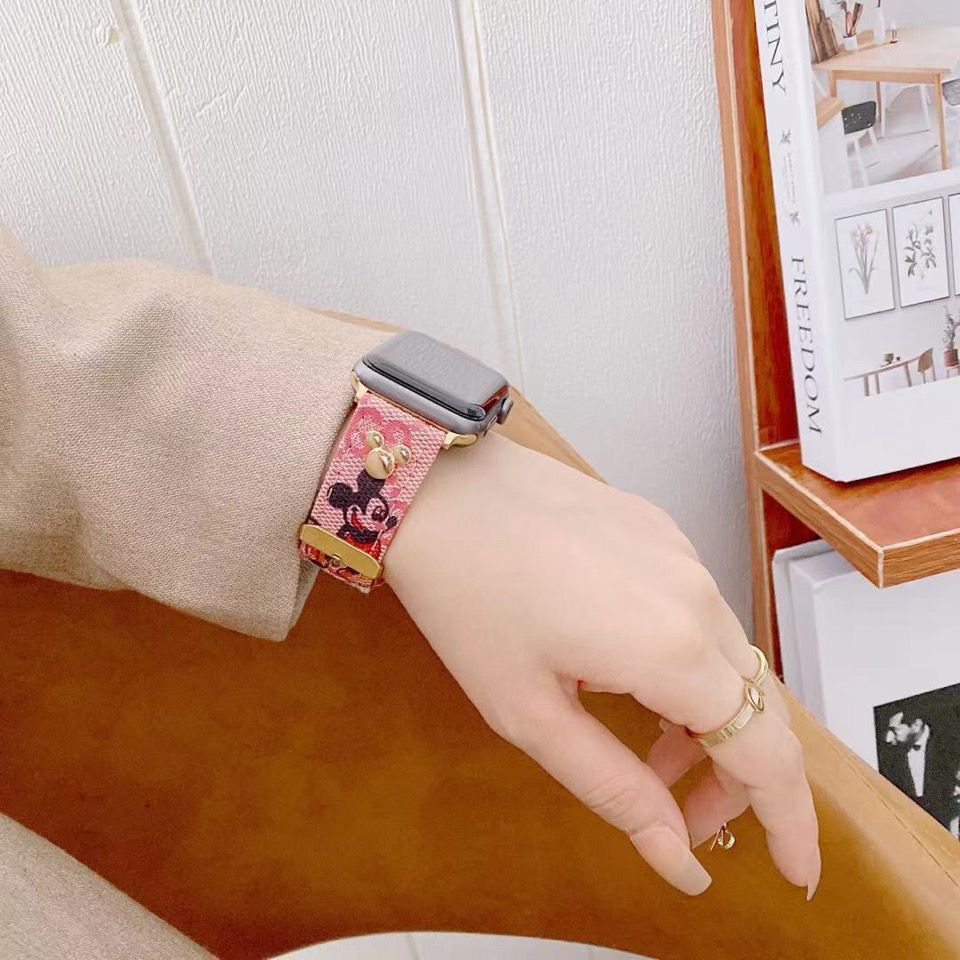 Cartoon Metal Embroidery Apple Watch Band