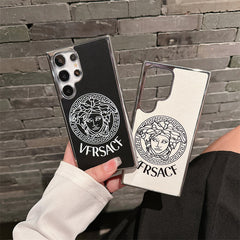 Electroplating Medusa Pattern Leather Samsung Case