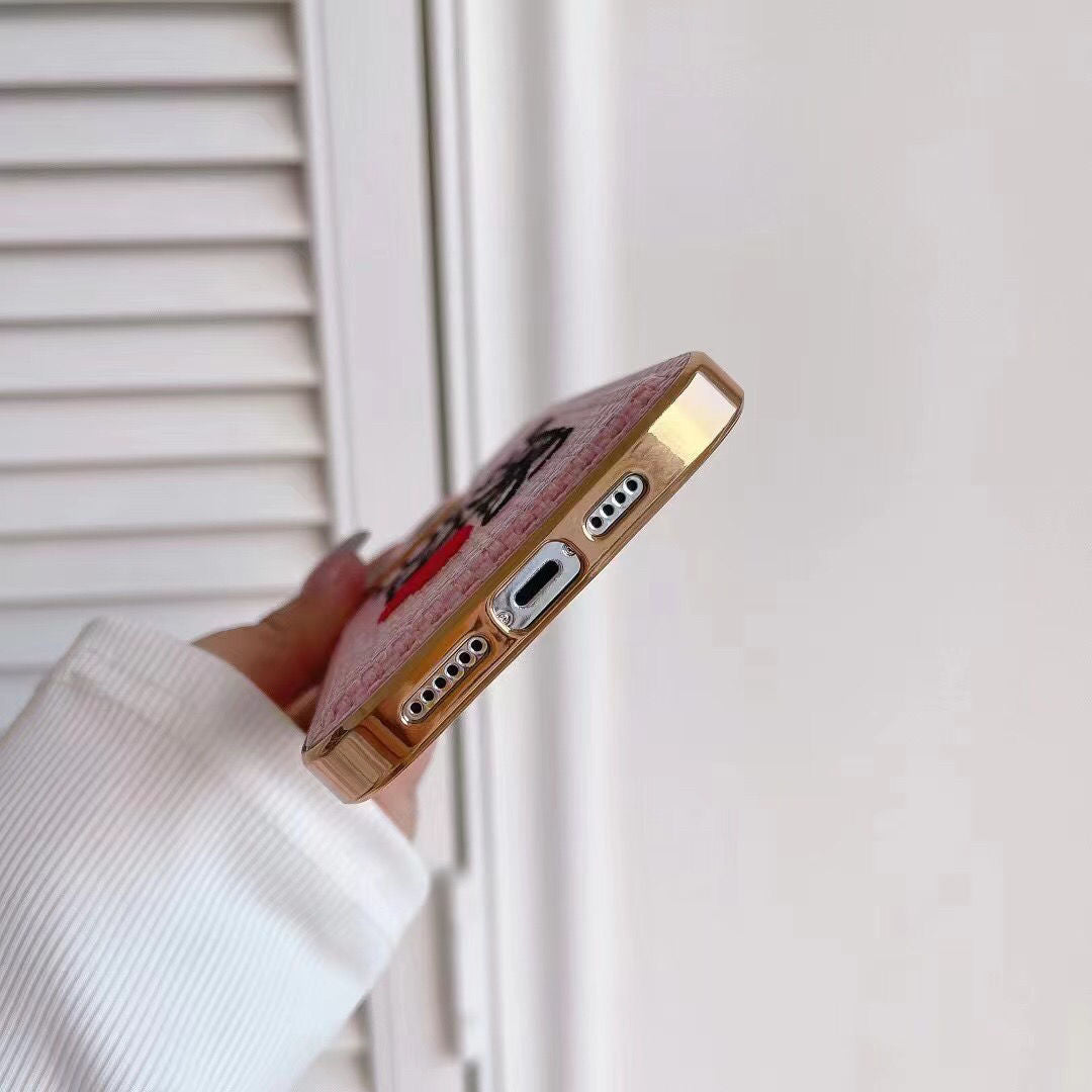 Fashion Woven Pattern Embossed Case