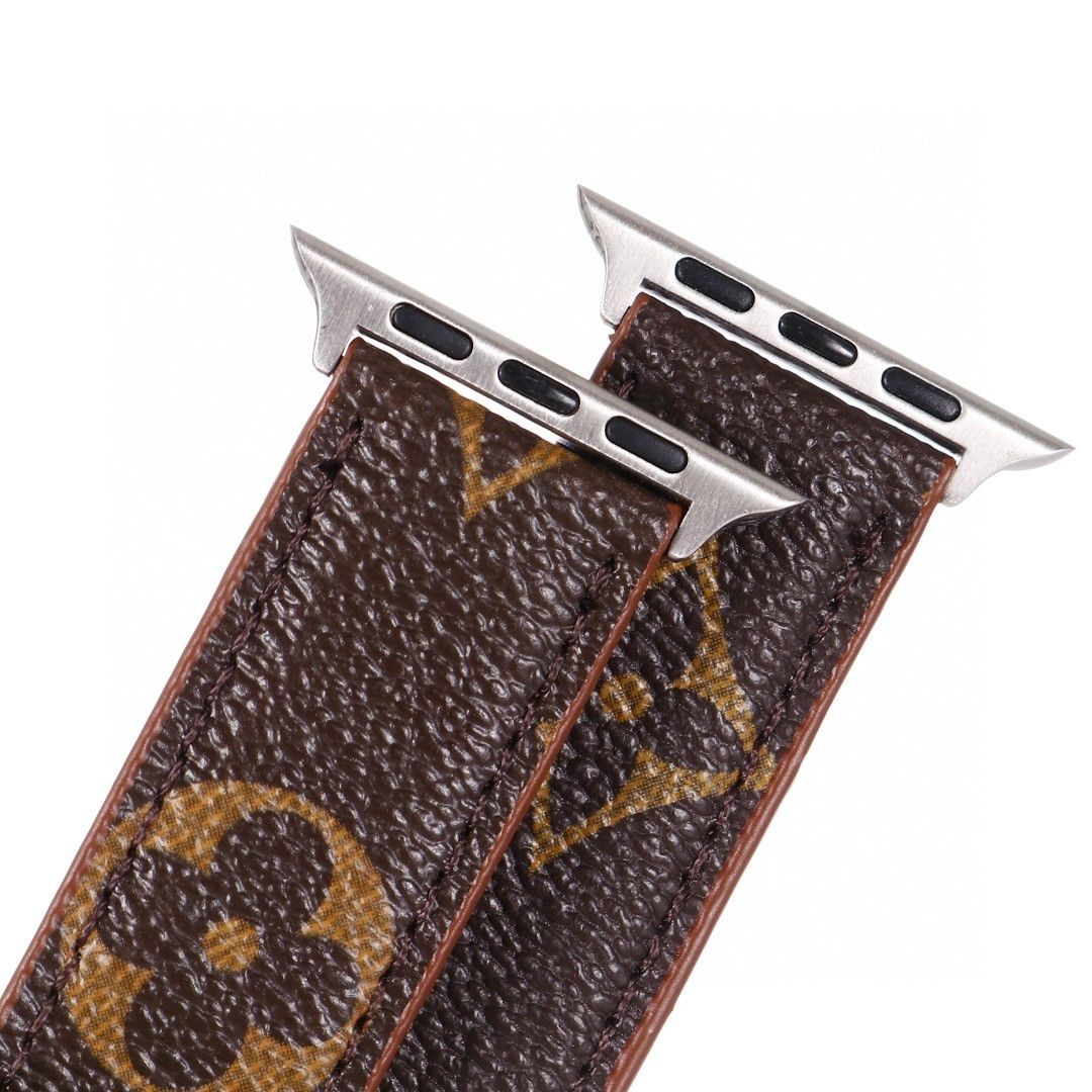 Leather Embossed Apple Watch Band
