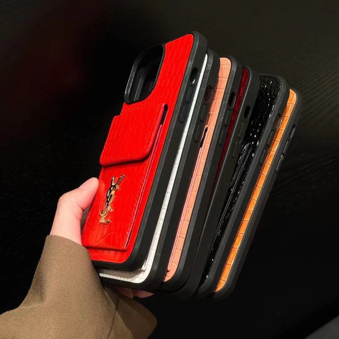 Crocodile Pattern Leather Card Case