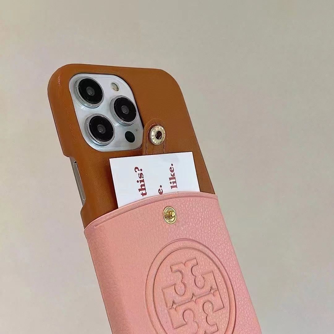 Leather Embossed Card Holder Case