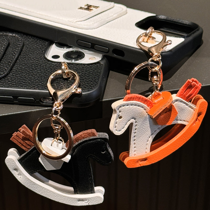 Cute Trojan Horse Pendant Card Holder Case