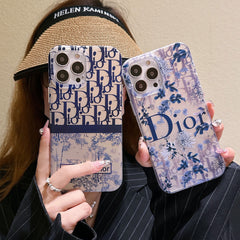 Blue Embossed Matte Case