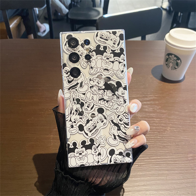 Cartoon Magnetic Bracket Samsung Case