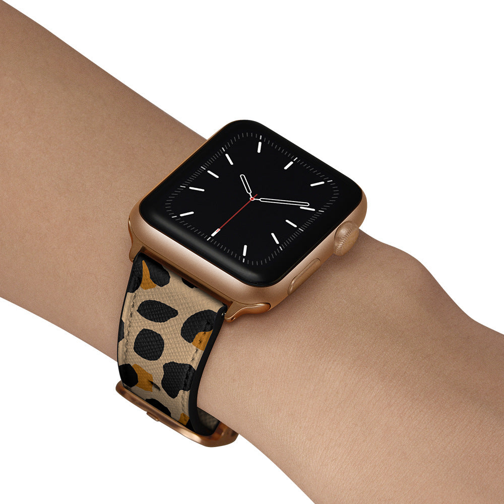 Leopard Leather Band