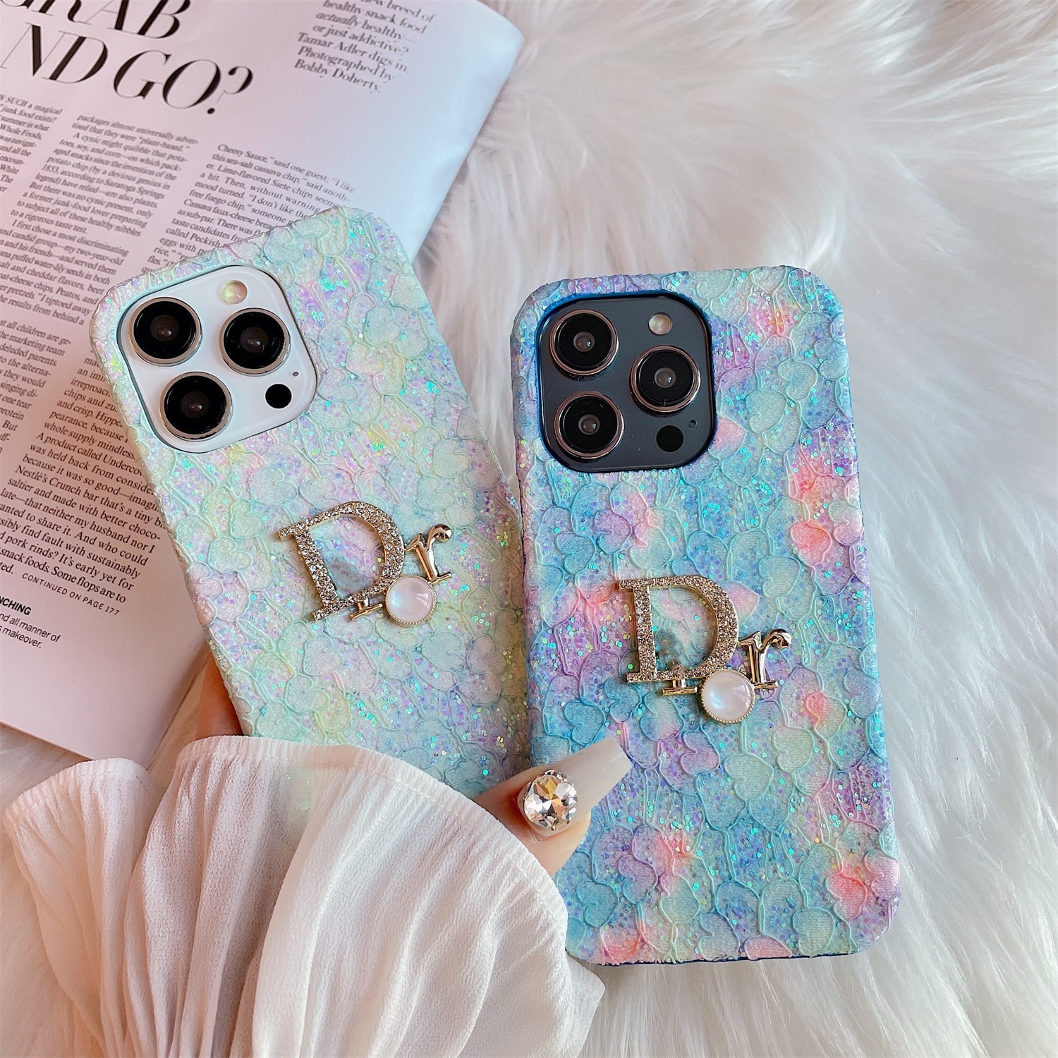 Glitter Diamond Logo Case