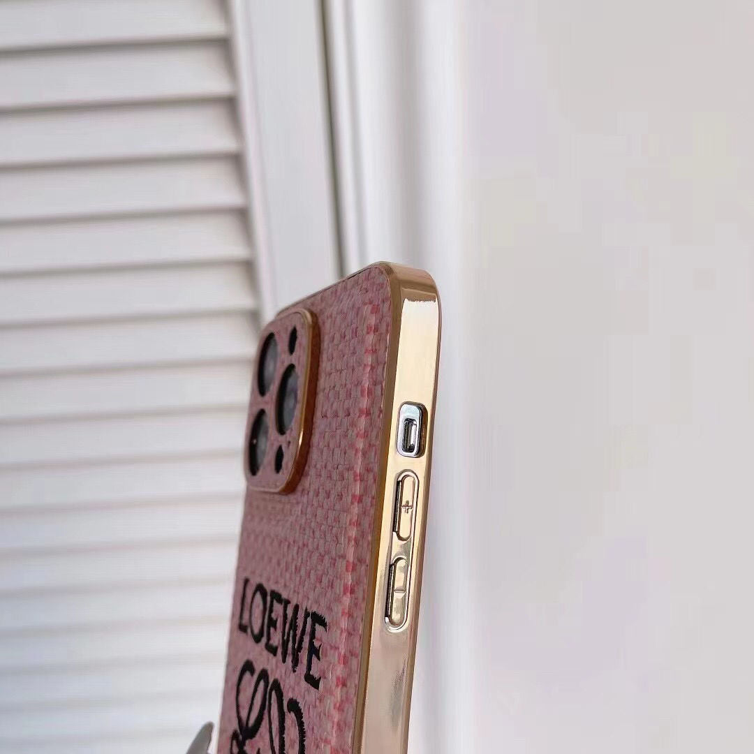 Fashion Woven Pattern Embossed Case