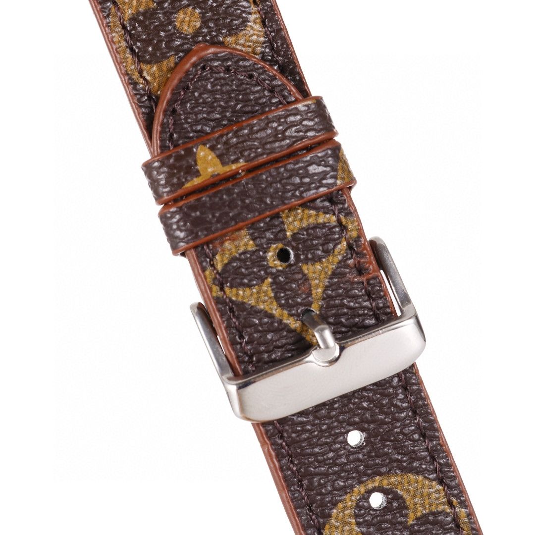 Leather Embossed Apple Watch Band