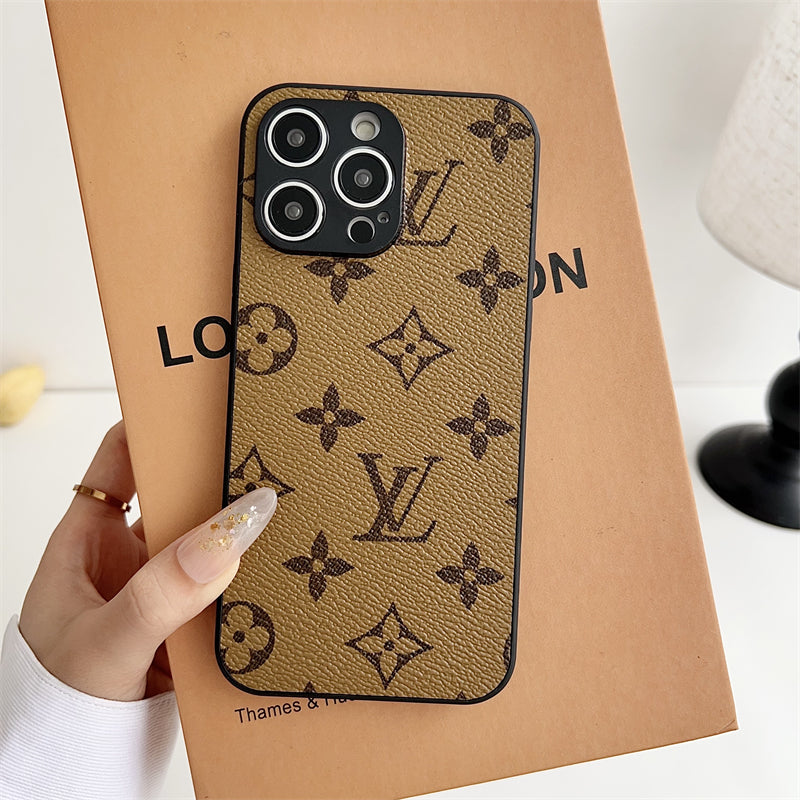 Classic Printed Leather All-Inclusive Case