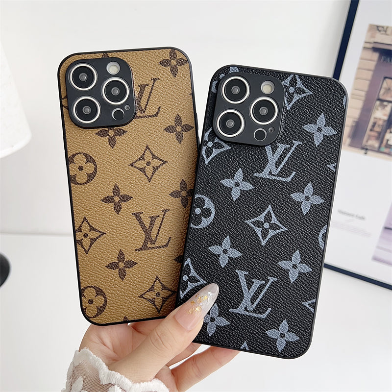 Classic Printed Leather All-Inclusive Case