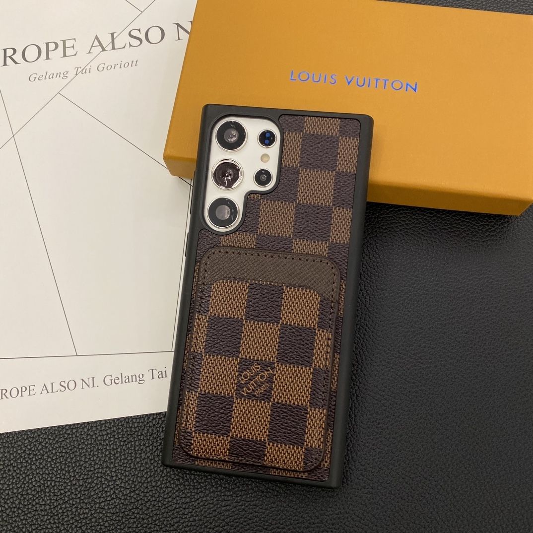 Classic Leather Card Holder Samsung Galaxy Case