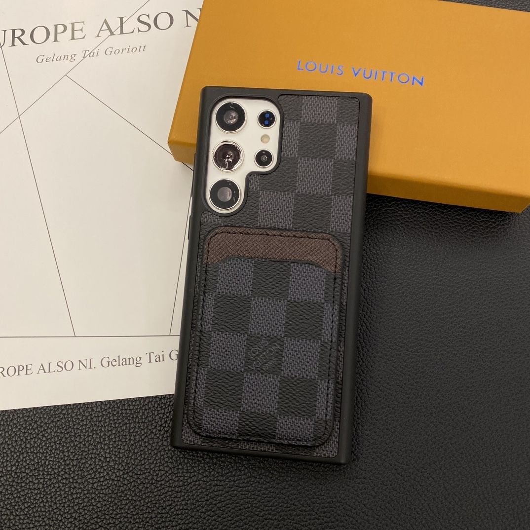 Classic Leather Card Holder Samsung Galaxy Case
