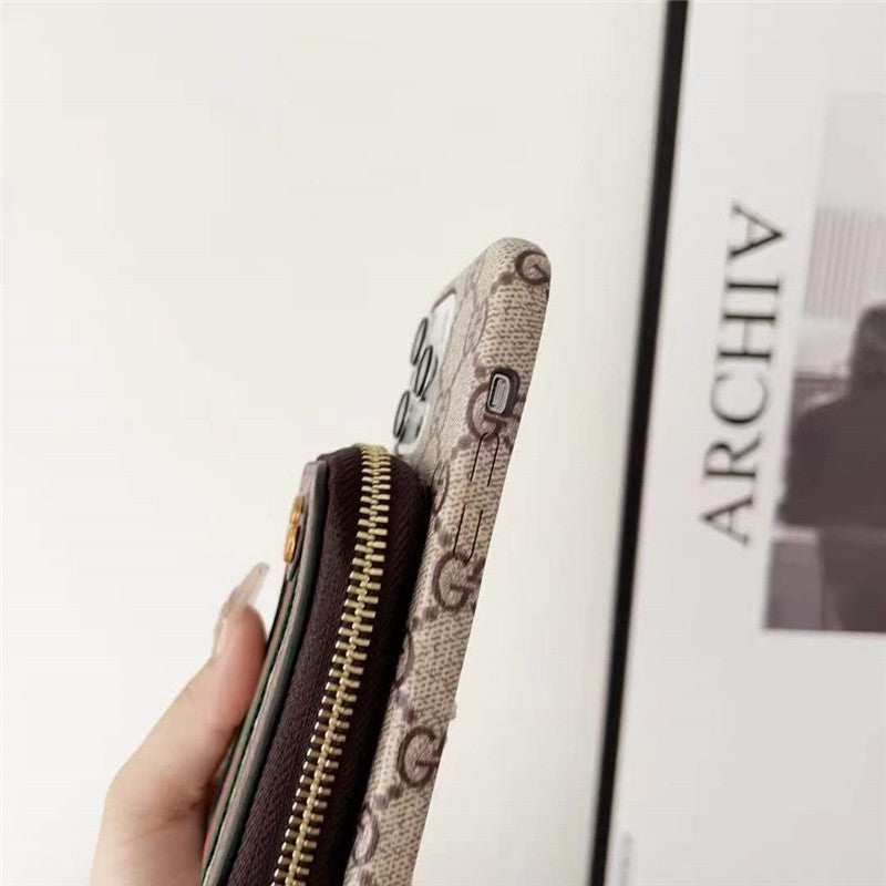 Vintage Embossed Wallet Lanyard Case