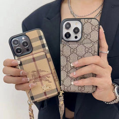 Magnetic Card Holder Leather Case