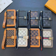 Fashion Retro Leather Wallet Samsung Case