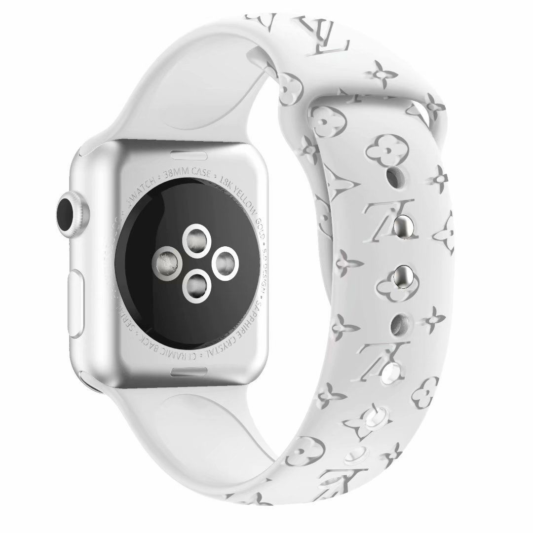 Silicone Embossed Soft Apple Watch Band