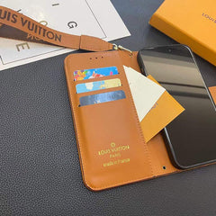 Fashion Retro Leather Wallet Samsung Case