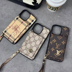 Magnetic Card Holder Leather Case