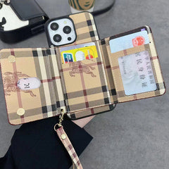 Magnetic Card Holder Leather Case