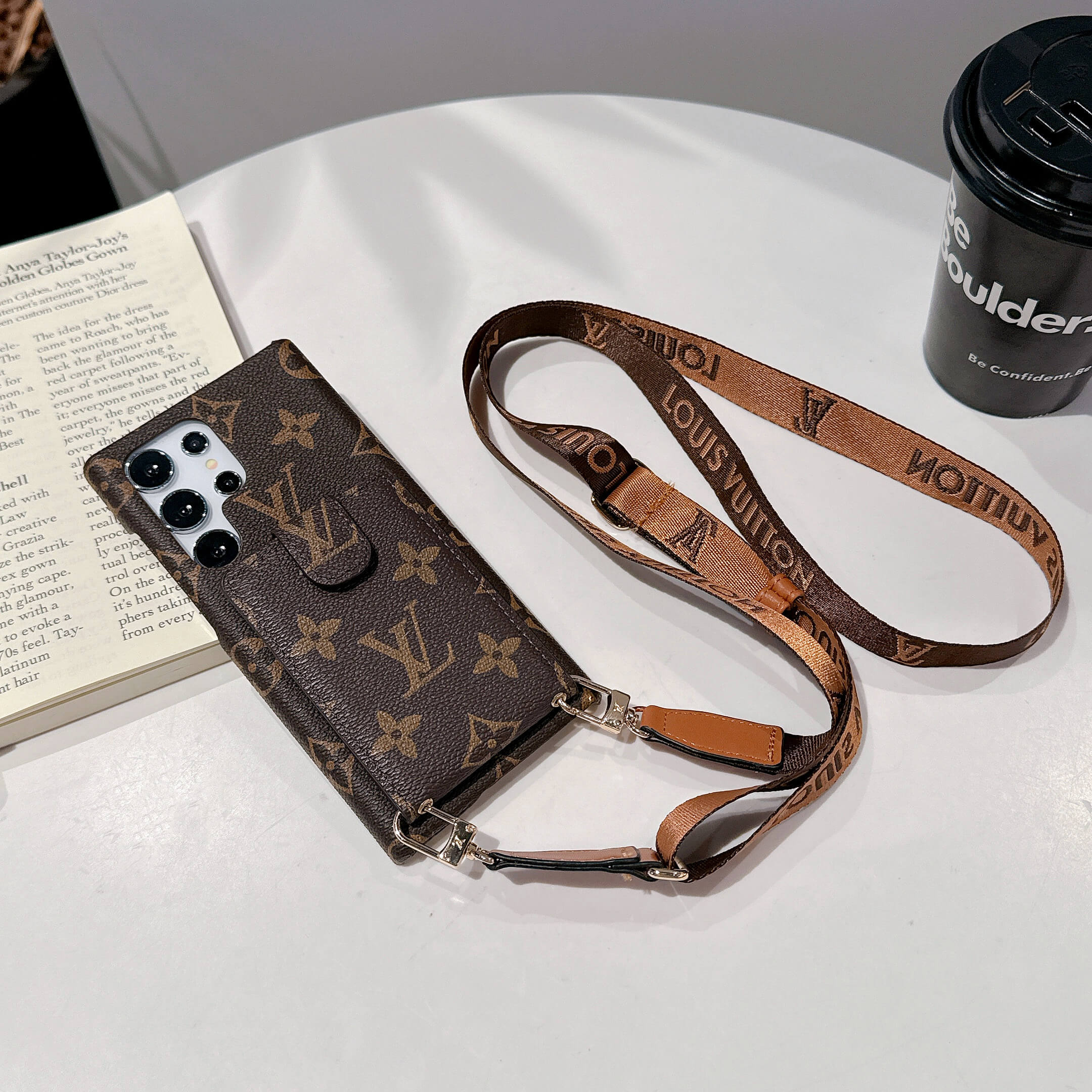 Wallet Crossbody Leather Samsung Case