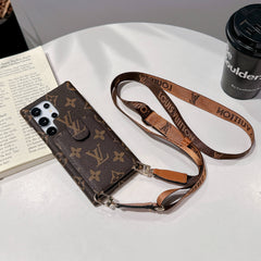 Wallet Crossbody Leather Samsung Case