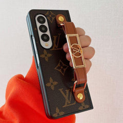 Leather Strap Belt Holder Fold Case