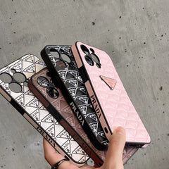 Leather Full Triangle Pattern Case