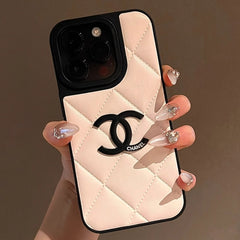 Fashionable Lozenge Leather Case