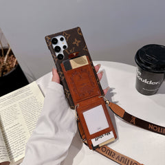 Wallet Crossbody Leather Samsung Case