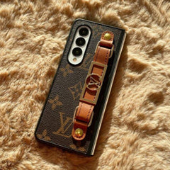 Leather Strap Belt Holder Fold Case