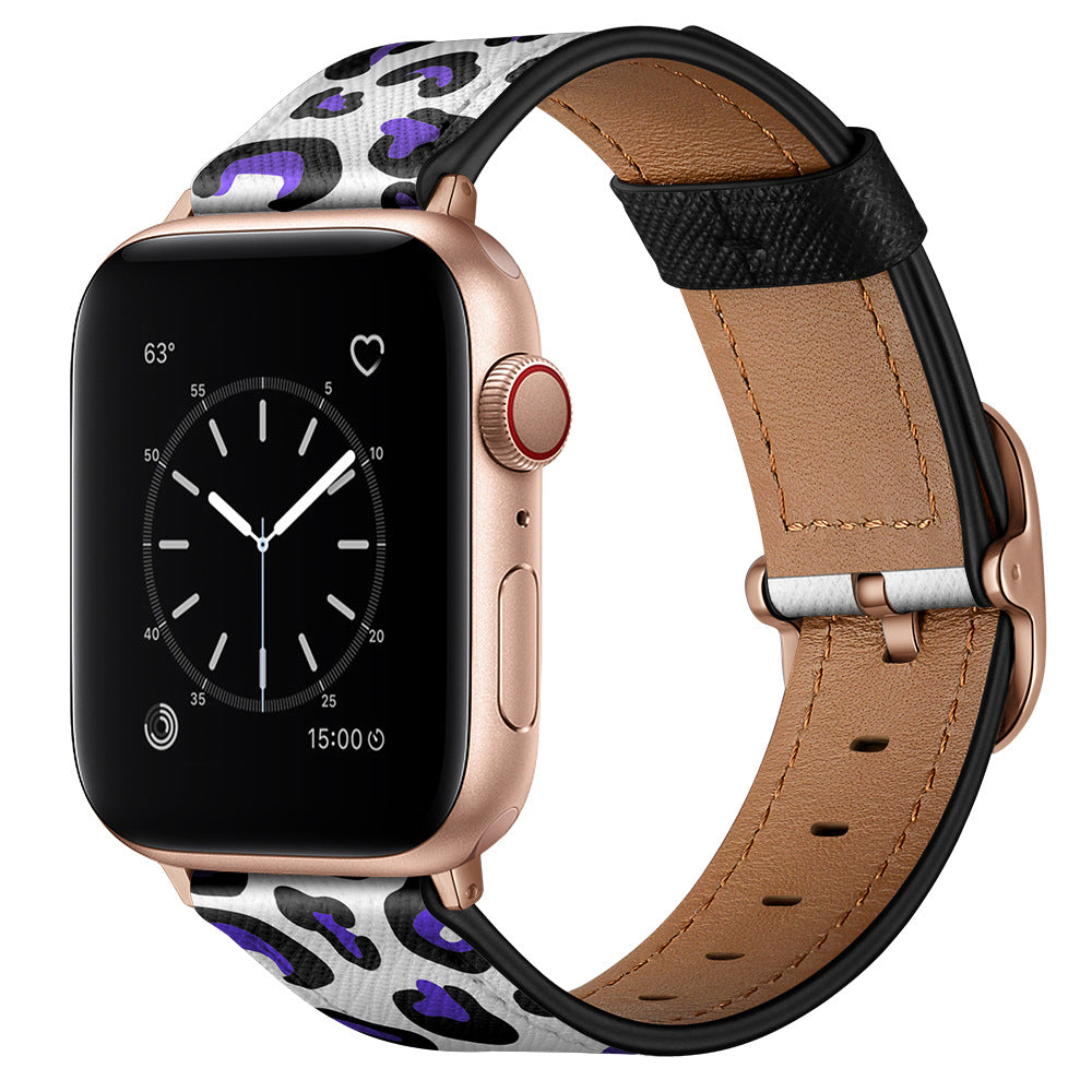 Leopard Leather Band