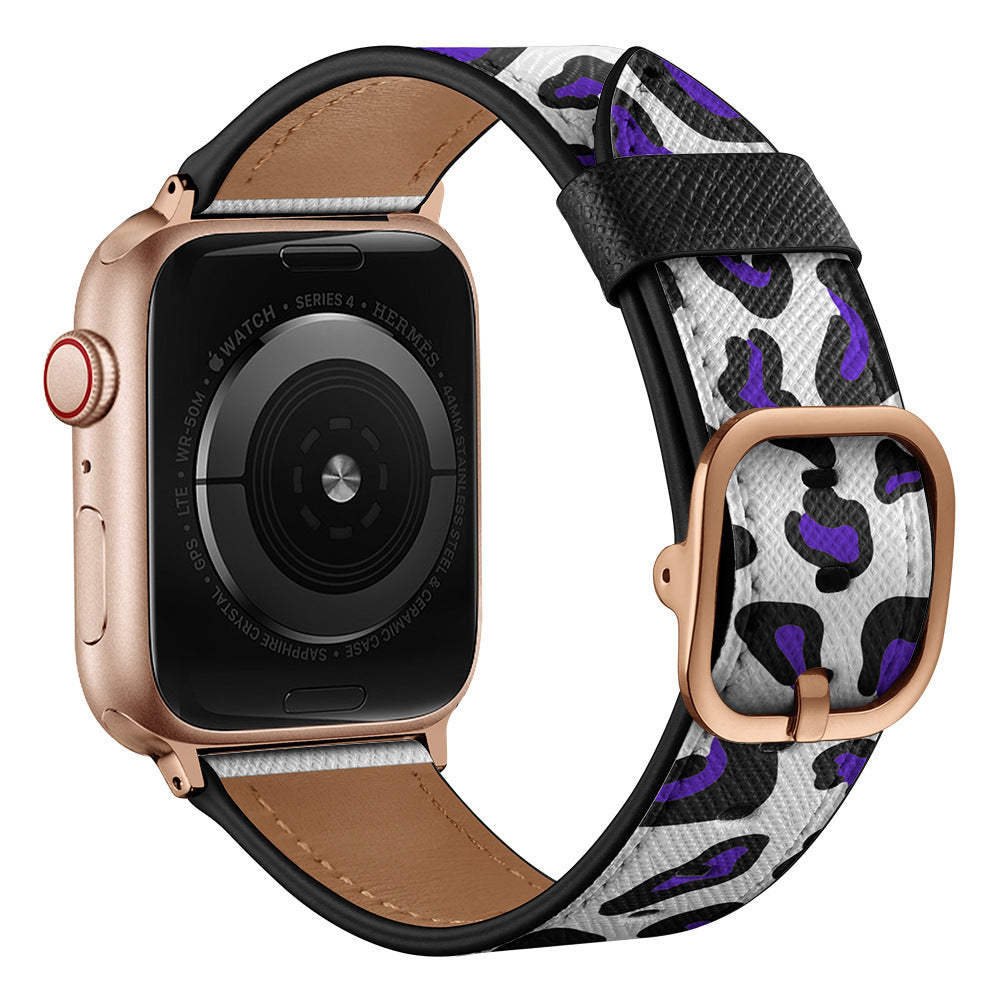 Leopard Leather Band