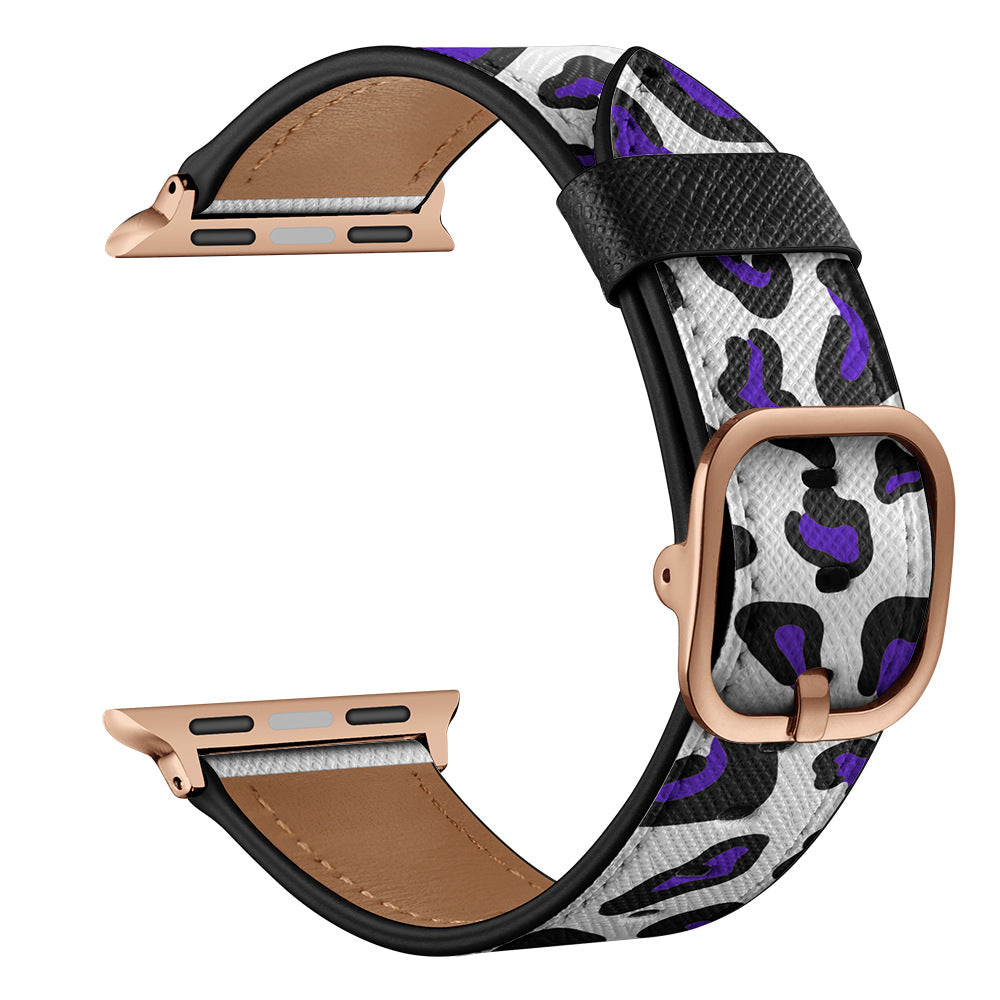 Leopard Leather Band