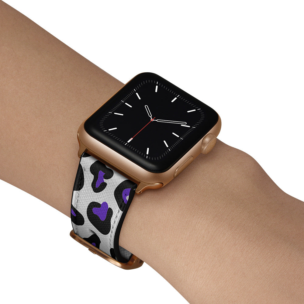 Leopard Leather Band