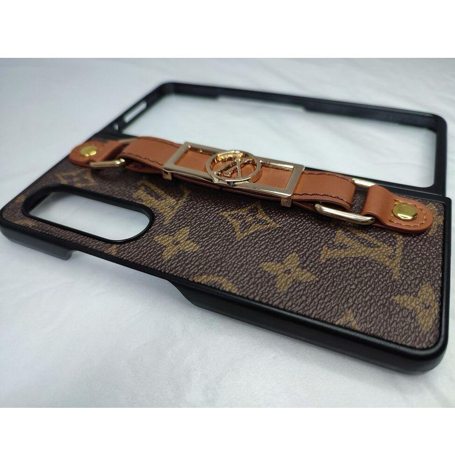 Leather Strap Belt Holder Fold Case