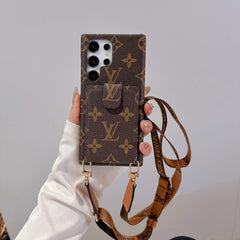 Wallet Crossbody Leather Samsung Case