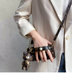 Luxurious Leather Bear Wristband Case