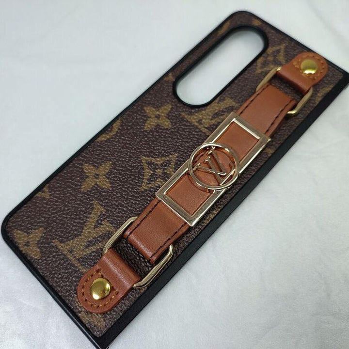 Leather Strap Belt Holder Fold Case