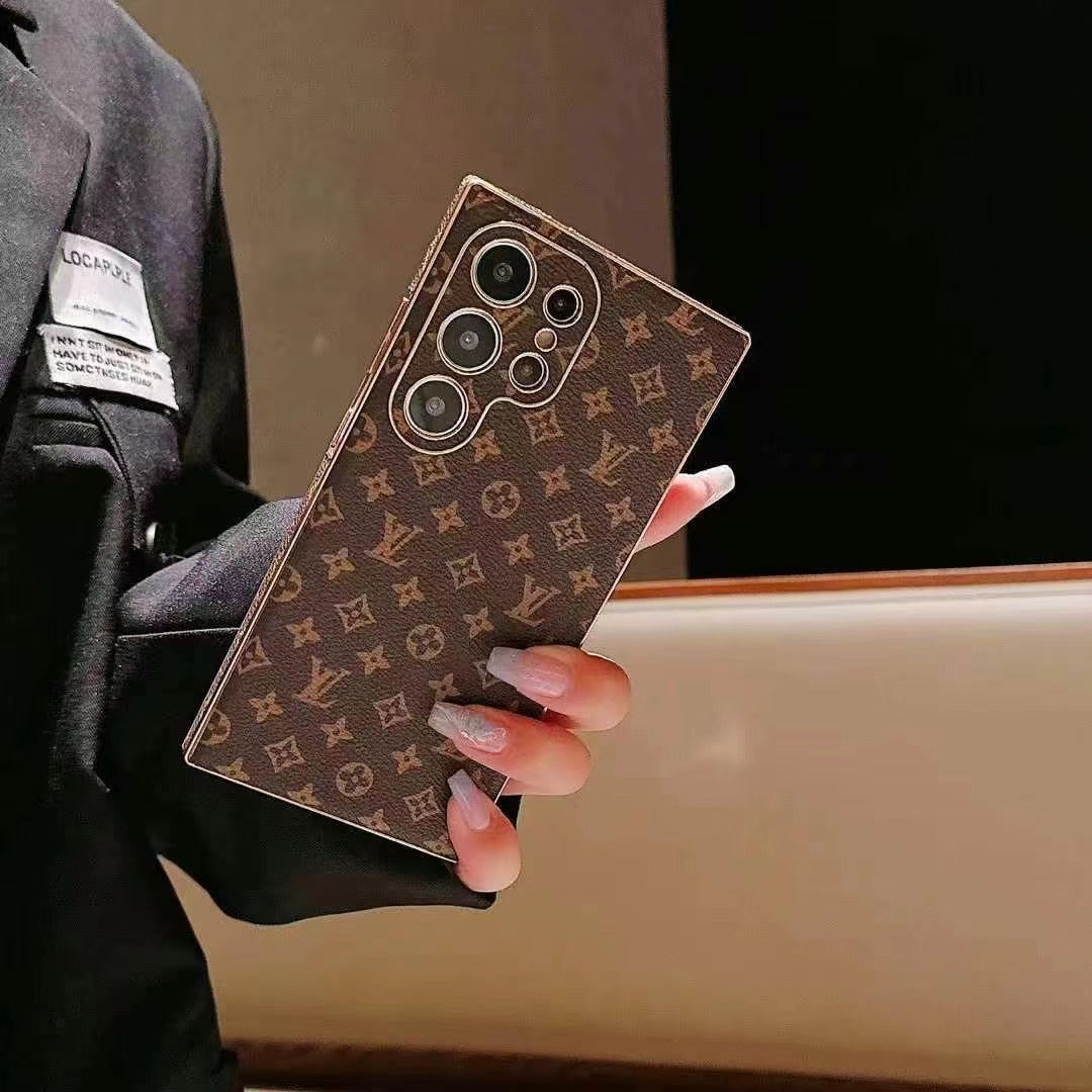 Vintage Leather Embossed Samsung Case